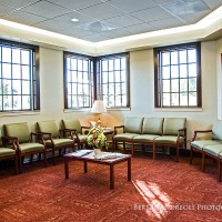 Susquehanna GI Building, Montoursville, PA interior view main entrance well lighted waiting room